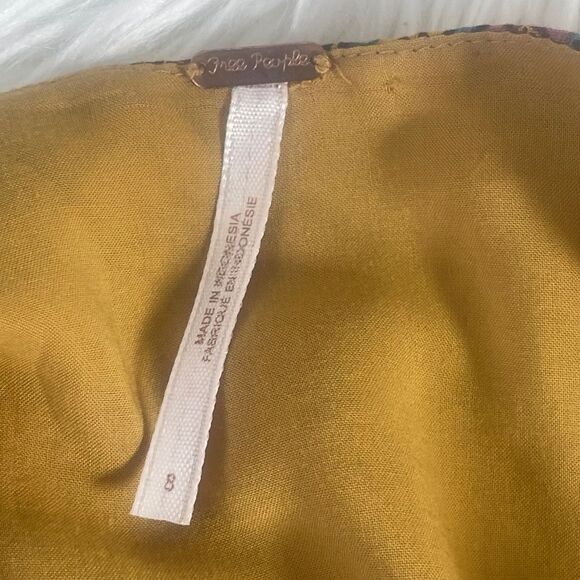 Free People Upcycled Ossie Vibes Fitted Tunic Dress Sz S *See Descriptio… - Picture 4 of 8